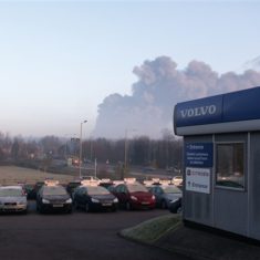 View of smoke from Pillings London Road | Ian Phipps